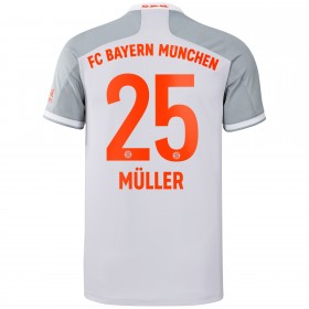 Fußballtrikots FC Bayern München Thomas Muller 25 2020-2021 Kurzarm Auswärts-trikot kaufen